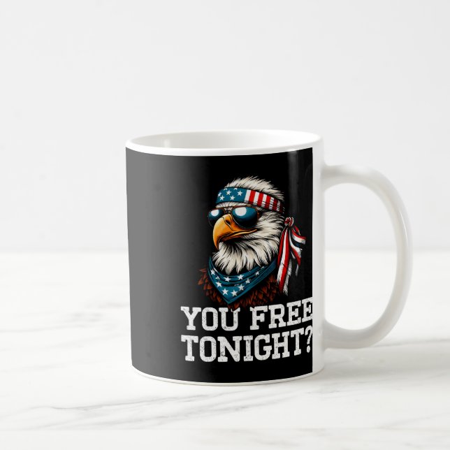Mug Vous Libérez Ce Soir Aigle Funny Patriotique Améri (Droite)