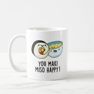 Mug Vous Maki Miso Joyeux Joyeux Pun Japonais