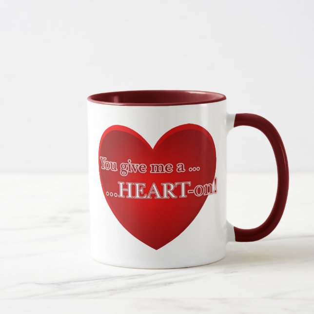 Mug Vous me donnez a Coeur-Sur (Droite)