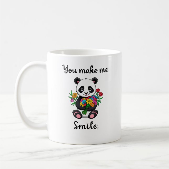 Mug Vous Me Faites Sourire Panda Mignon (Gauche)