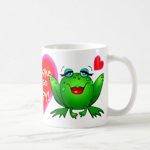 Mug Vous me rendez si heureux Grenouilles vertes joyeu