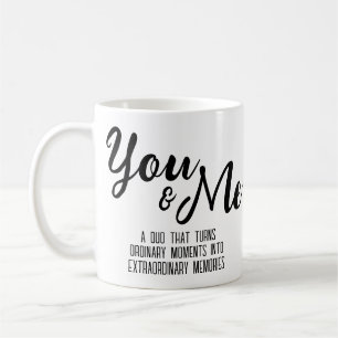 Mug vous & moi personnalisé