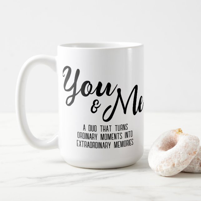 Mug vous & moi personnalisé (Avec donut)