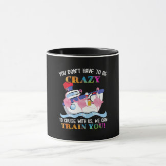 Mug Vous N'Avez Pas Besoin D'Être Fou Pour Nous Croise