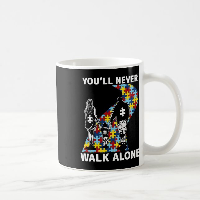 Mug Vous ne marcherez jamais seule Sensibilisation sur (Droite)