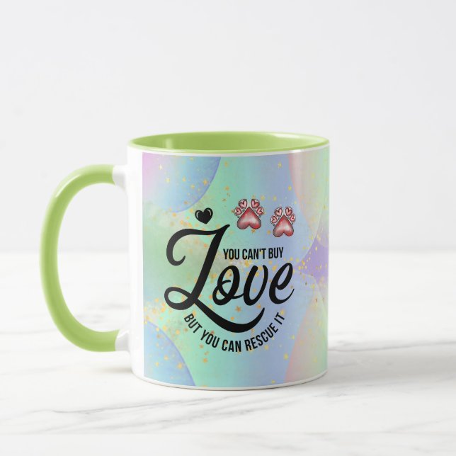 Mug Vous ne pouvez pas acheter l'amour mais vous pouve (Gauche)