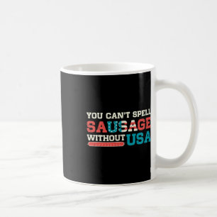 Mug Vous ne pouvez pas épeler la saucisse sans l’Usa 4