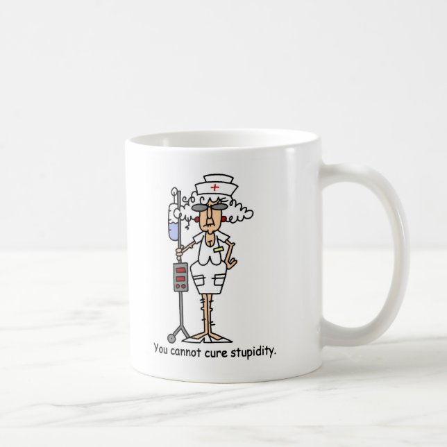 Mug Vous ne pouvez pas traiter la stupidité ! (Droite)