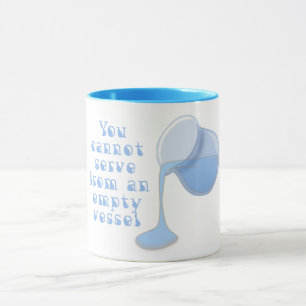 Mug Vous ne pouvez pas verser à partir d'un navire vi
