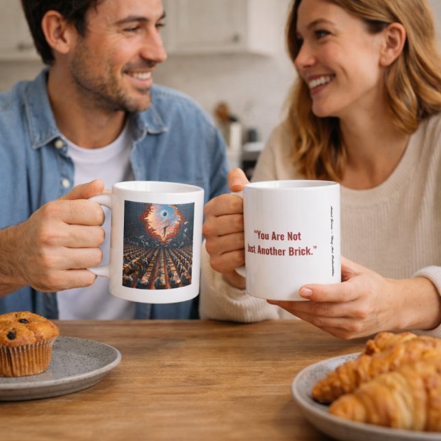 Mug Vous n'êtes pas juste une autre brique (Créateur téléchargé)