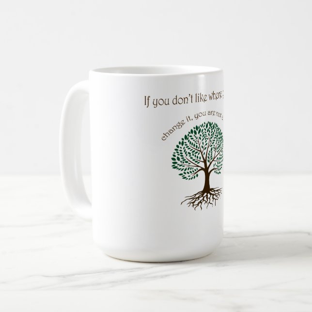 Mug Vous n'êtes pas un arbre (Devant gauche)