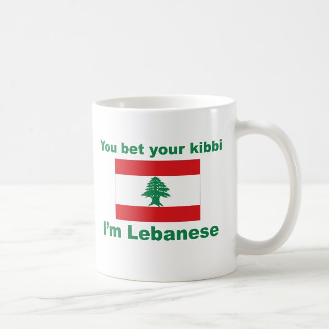 Mug Vous pariez votre kibbi que je suis libanais (Droite)