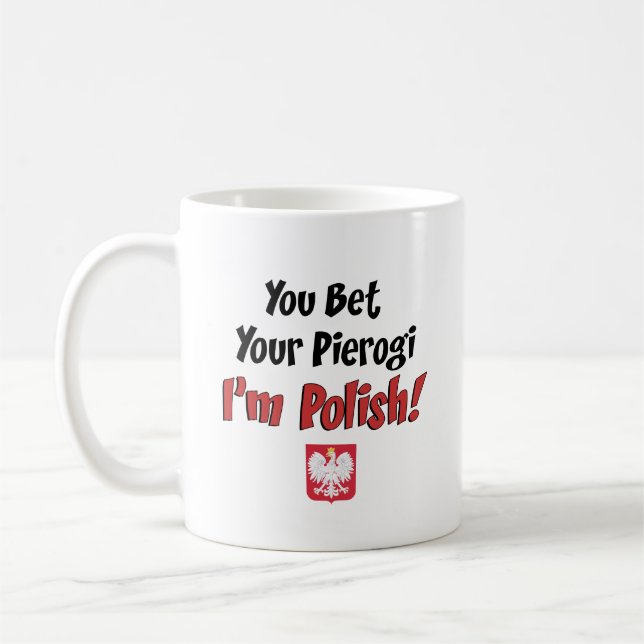 Mug Vous pariez votre Pierogi que je suis polonais (Gauche)