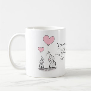 Mug Vous pouvez changer la fille du monde