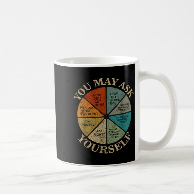 Mug Vous pouvez vous demander Vintage  (Droite)