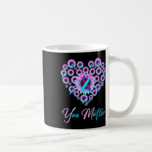 Mug Vous Prévention du suicide Turquoise Sensibilisati