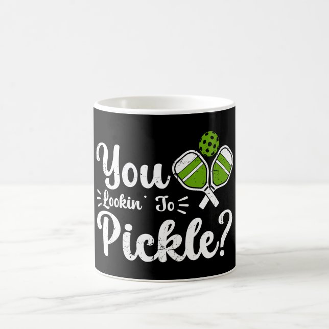 Mug Vous recherchez Pickle Pickleball Player Drôle (Centre)