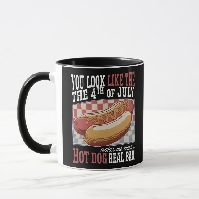 Mug Vous Ressemblez À 4 juillet Citation Drôle Et Mign (Gauche)