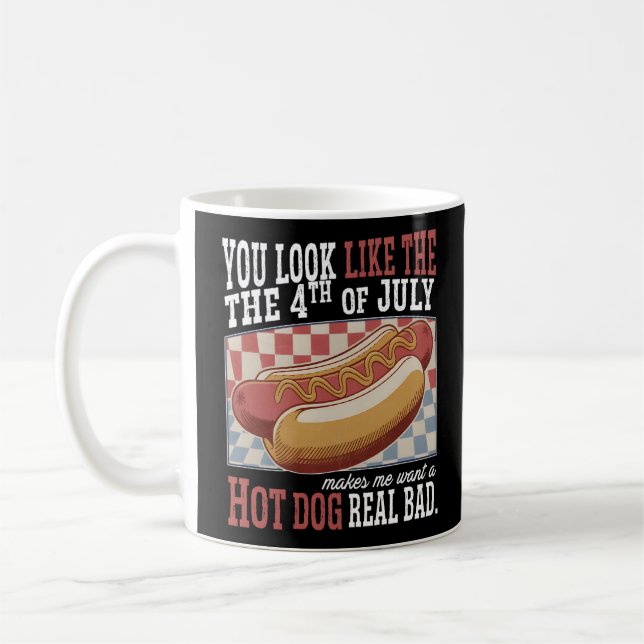 Mug Vous Ressemblez À 4 juillet Citation Drôle Et Mign (Gauche)