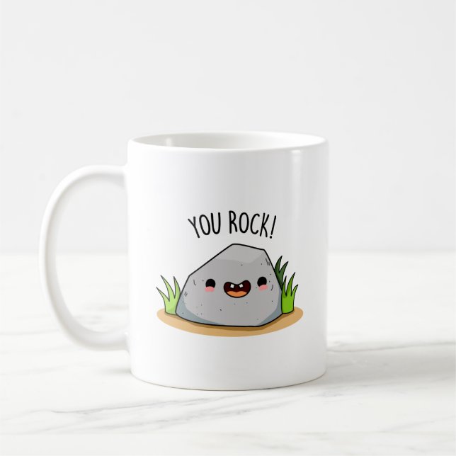 Mug Vous Rock Funny Géologie Pun (Gauche)