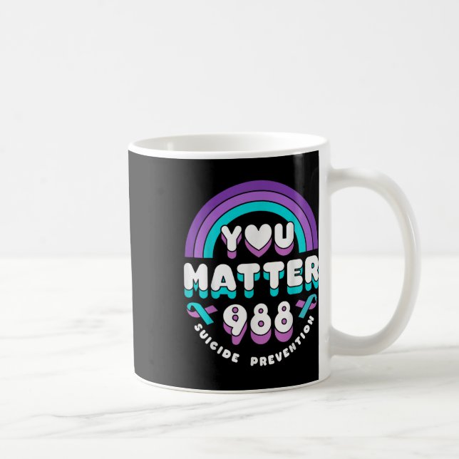 Mug Vous Ruban arc-en-ciel de sensibilisation à la pré (Droite)