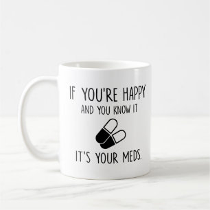 Mug Vous savez que c'est vos médicaments, Cadeau étudi