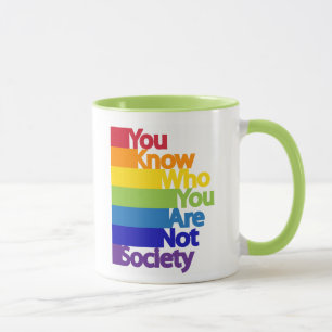 Mug Vous savez qui vous n'êtes pas la société
