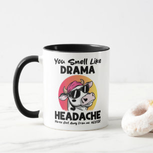 Mug Vous Sentez Comme Drama Casque Cadeaux De Vache Sa