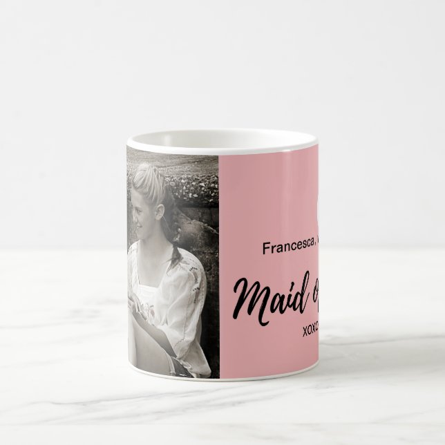 Mug Vous serez ma domestique d'honneur mignonne (Centre)