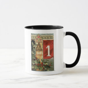 Mug Vous souhaitant une nouvelle scène heureuse de