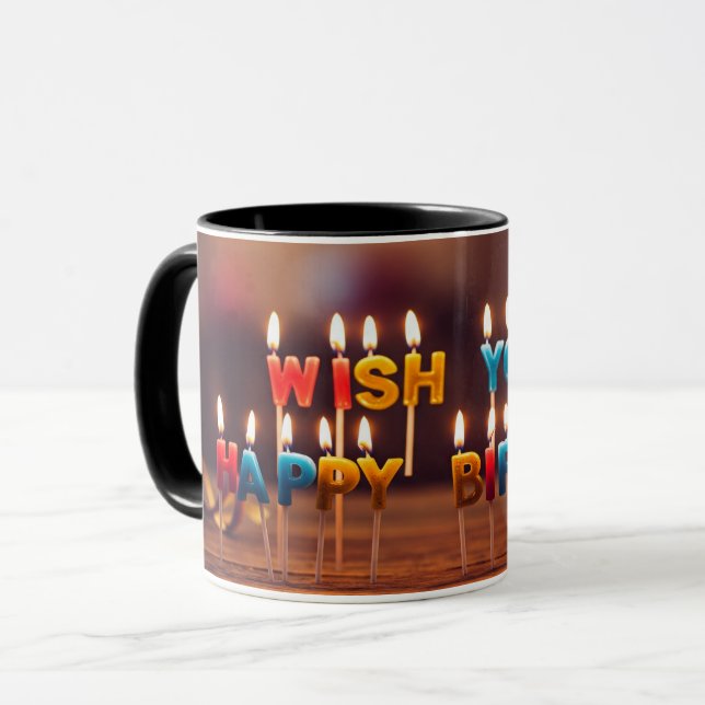 MUG VOUS SOUHAITEZ UN JOLI ANNIVERSAIRE (Devant gauche)