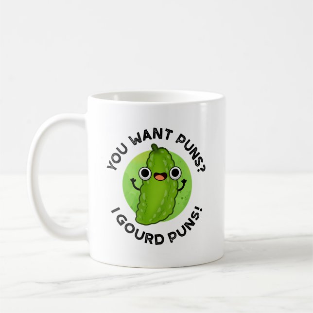 Mug Vous Voulez Puns I Gourd Puns Funny Veggie Pun (Gauche)