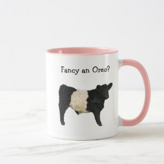 Mug Vous voulez un Oreo ? Beltie Steer, Vache Beltie