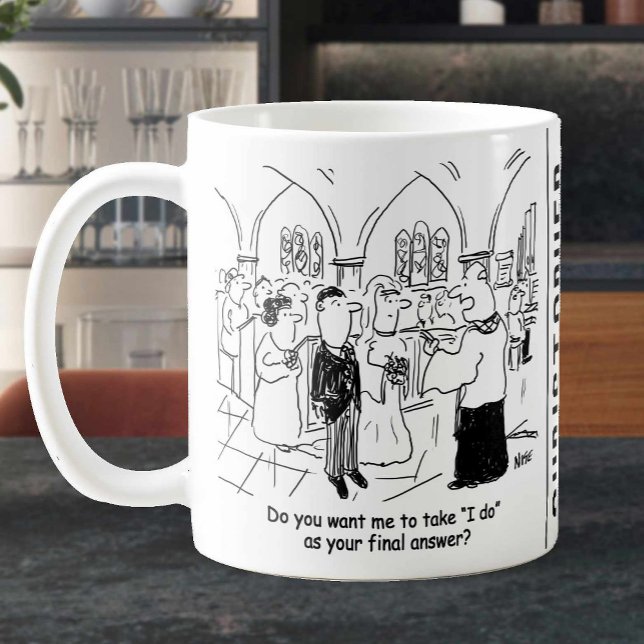 Mug Vows Mariages amusants - Je fais comme la réponse  (Créateur téléchargé)