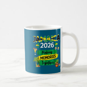 Mug Voyage à la Jamaïque 2026 Correspondance d'illustr