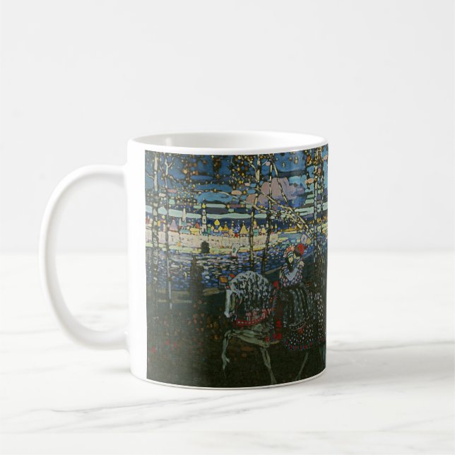 Mug Voyage Abstrait, Couple à cheval par Kandinsky (Gauche)