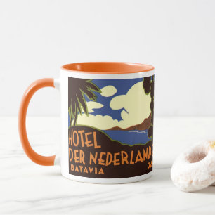 Mug Voyage Ancien Jakarta Indonésie Hôtel Nederlanden