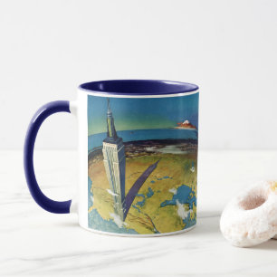 Mug Voyage Ancien New York City Empire State Building