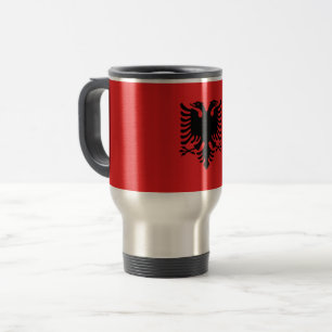 Mug Voyage avec Drapeau de l'Albanie