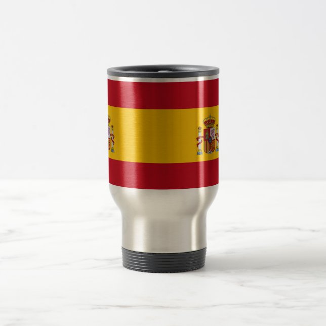 Mug Voyage avec Drapeau d'Espagne (Centre)