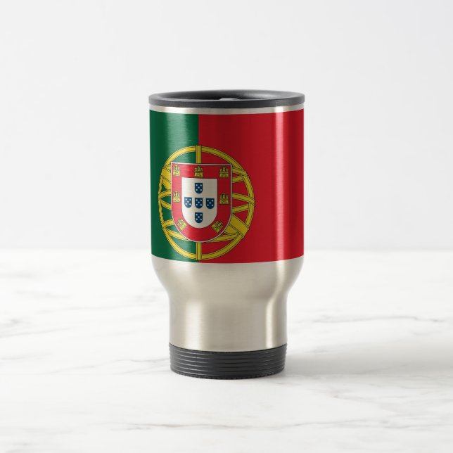 Mug Voyage avec Drapeau du Portugal (Centre)