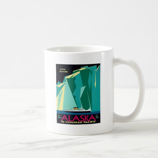 Mug Voyage d'Alaska vintage (Droite)