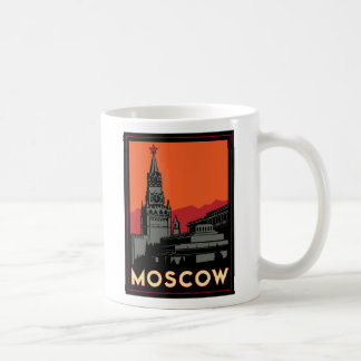 Mug voyage d'art déco de Moscou Russie le Kremlin