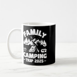 Mug Voyage de camping en famille 2025 Équipe estivale