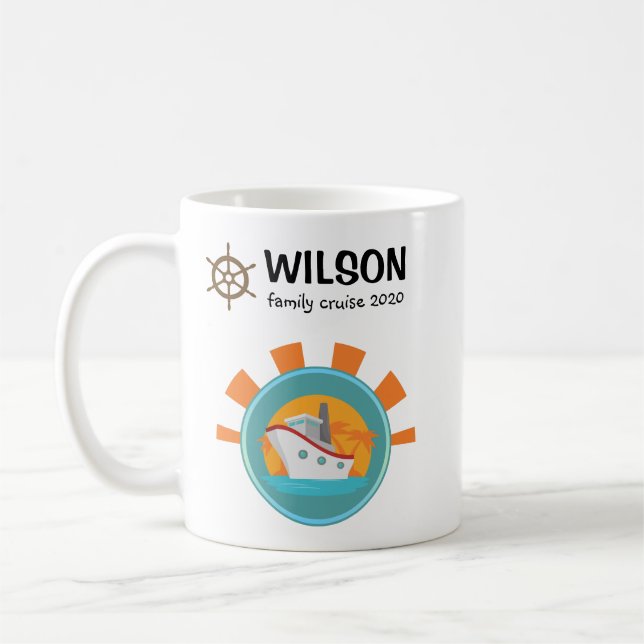 Mug Voyage de croisière en famille Keepsaké (Gauche)