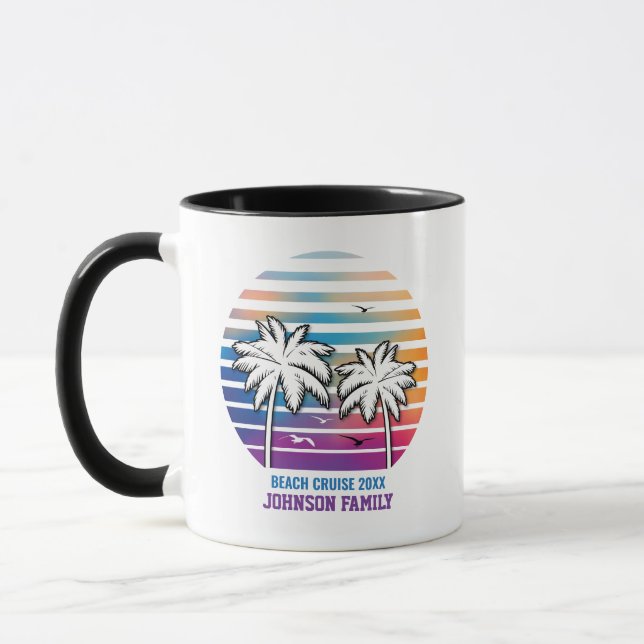 Mug Voyage de croisière sur mesure à la Réunion famili (Gauche)