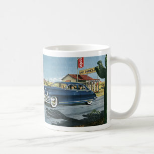 Mug Voyage de Famille Vintage, Dernière Station-Servic