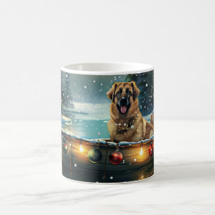 Mug Voyage de fête de Noël du berger anatolien