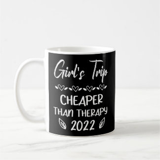 Mug Voyage De Fille Moins Cher Que Thérapie 2022 Vacat