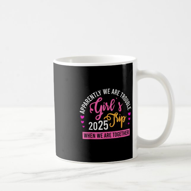 Mug Voyage de filles 2025 Été Week-end de plage Vacanc (Droite)